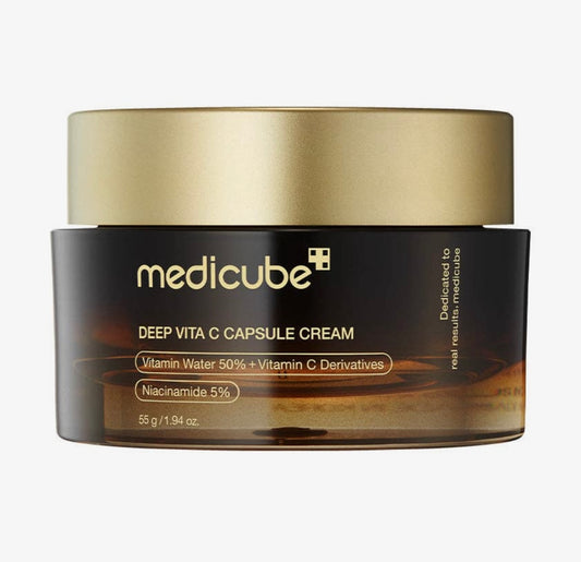 Medicube Deep Vita C Capsule Cream 55 g – Vitamine C Gezichtscrème met 50% Duindoornextract & 5% Niacinamide