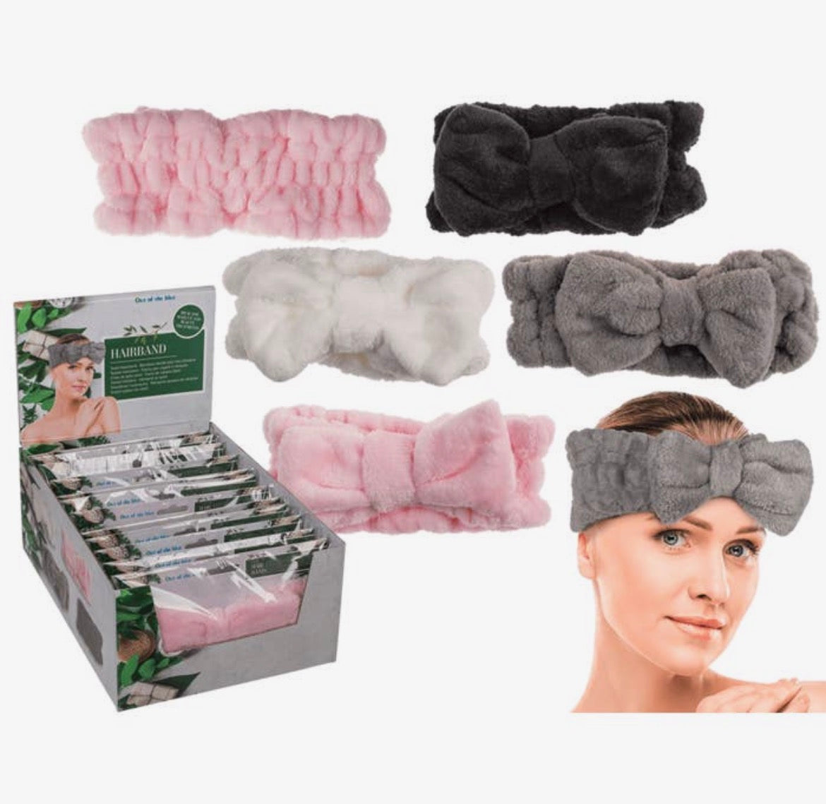 Spa Beauty Haarband met Strik