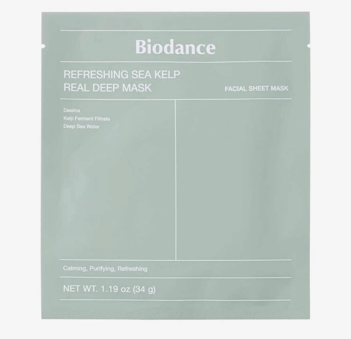 Biodance Refreshing Sea Kelp Real Deep Mask