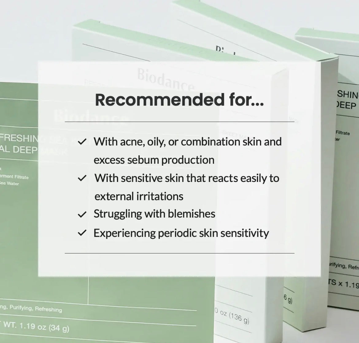 Biodance Refreshing Sea Kelp Real Deep Mask